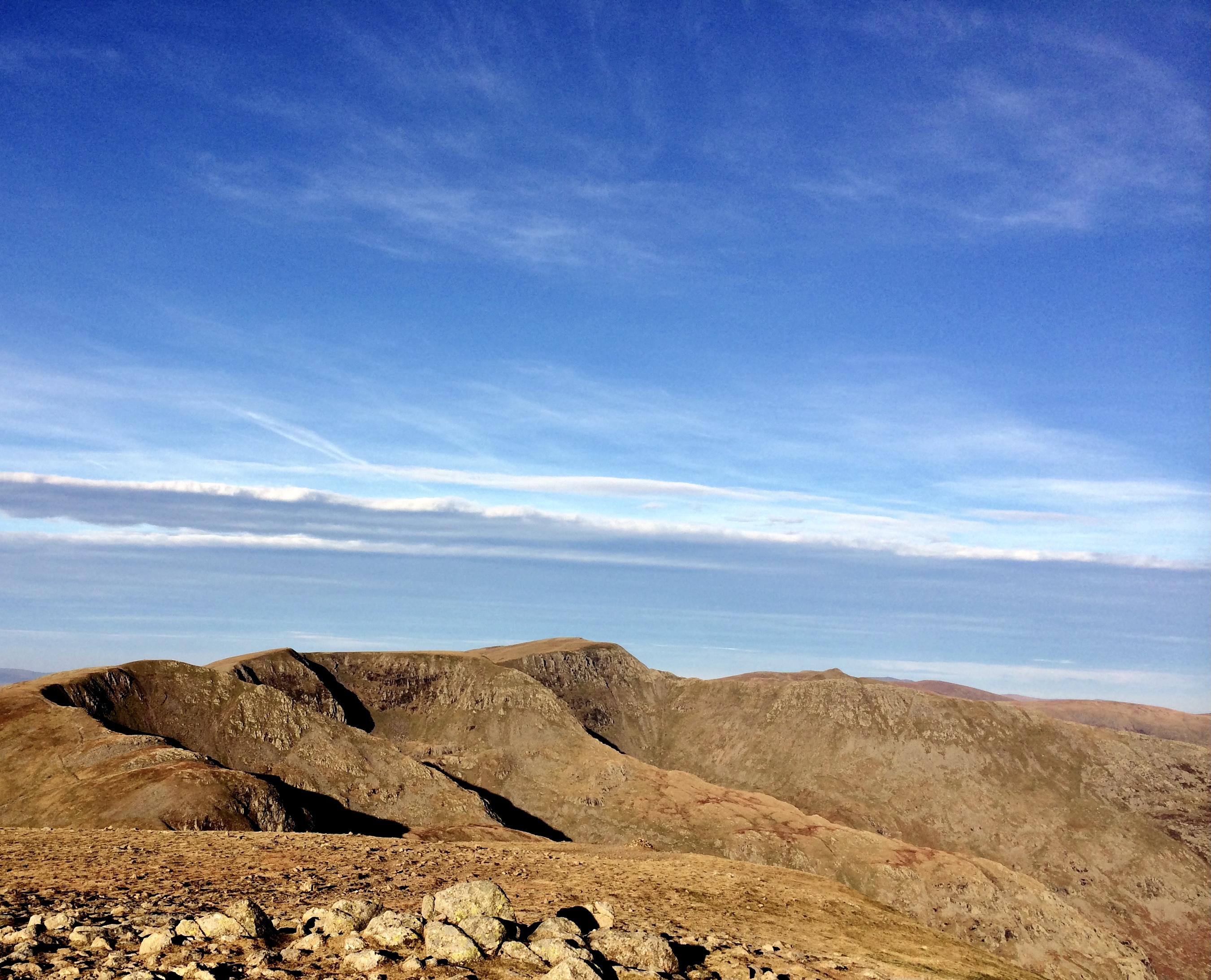 Nab Scar / Heron Pike (Rydal) / Heron Pike North Top / Stone Arthur / Great Rigg / Fairfield / Hart Crag / Dove Crag / High Pike (Scandale) / Low Pike