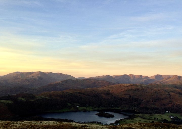 Nab Scar / Heron Pike (Rydal) / Heron Pike North Top / Stone Arthur / Great Rigg / Fairfield / Hart Crag / Dove Crag / High Pike (Scandale) / Low Pike