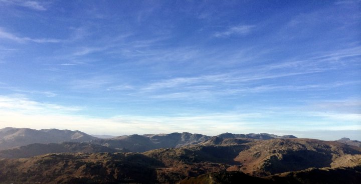 Nab Scar / Heron Pike (Rydal) / Heron Pike North Top / Stone Arthur / Great Rigg / Fairfield / Hart Crag / Dove Crag / High Pike (Scandale) / Low Pike