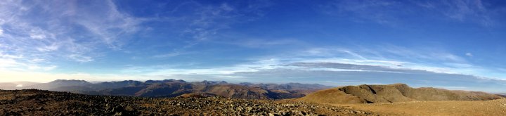 Nab Scar / Heron Pike (Rydal) / Heron Pike North Top / Stone Arthur / Great Rigg / Fairfield / Hart Crag / Dove Crag / High Pike (Scandale) / Low Pike