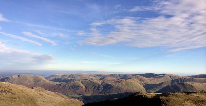 Nab Scar / Heron Pike (Rydal) / Heron Pike North Top / Stone Arthur / Great Rigg / Fairfield / Hart Crag / Dove Crag / High Pike (Scandale) / Low Pike