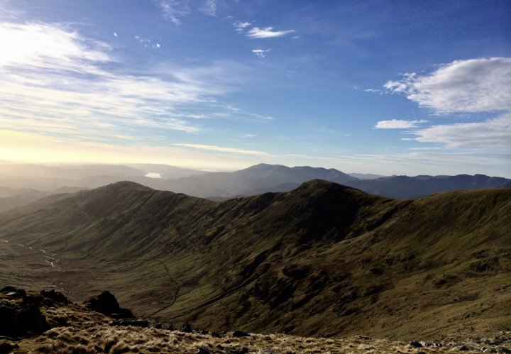 Nab Scar / Heron Pike (Rydal) / Heron Pike North Top / Stone Arthur / Great Rigg / Fairfield / Hart Crag / Dove Crag / High Pike (Scandale) / Low Pike