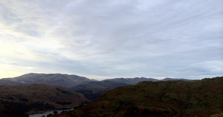 Nab Scar / Heron Pike (Rydal) / Heron Pike North Top / Stone Arthur / Great Rigg / Fairfield / Hart Crag / Dove Crag / High Pike (Scandale) / Low Pike