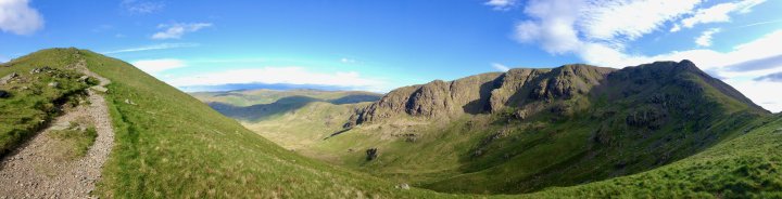 Birkhouse Moor / Striding Edge / Helvellyn / Nethermost Pike / Dollywaggon Pike / Seat Sandal / St Sunday Crag / Birks