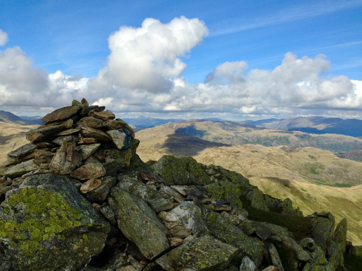 Walna Scar / Dow Crag / The Old Man of Coniston / Brim Fell / Grey Friar / Great Carrs / Swirl How / Wetherlam / Black Sails