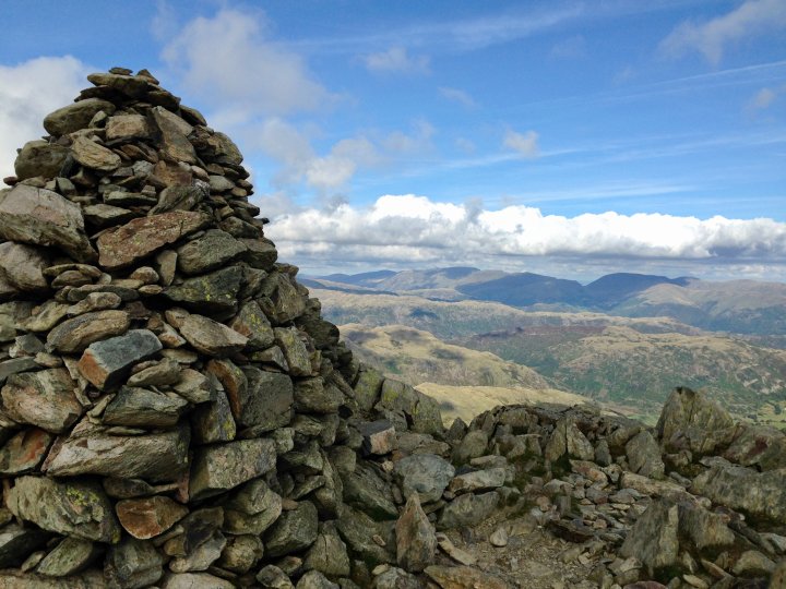 Walna Scar / Dow Crag / The Old Man of Coniston / Brim Fell / Grey Friar / Great Carrs / Swirl How / Wetherlam / Black Sails