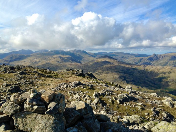 Walna Scar / Dow Crag / The Old Man of Coniston / Brim Fell / Grey Friar / Great Carrs / Swirl How / Wetherlam / Black Sails
