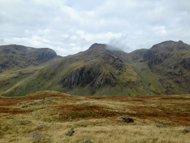 Esk Pike / Bow Fell / Shelter Crags / Crinkle Crags (Long Top) / Crinkle Crags (South Top) / Little Stand