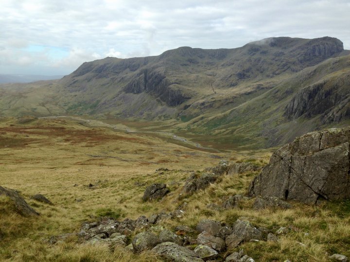 Esk Pike / Bow Fell / Shelter Crags / Crinkle Crags (Long Top) / Crinkle Crags (South Top) / Little Stand