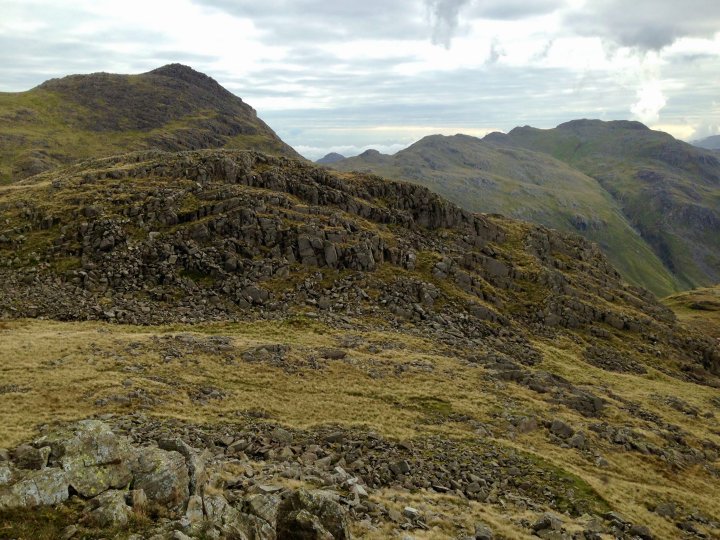 Esk Pike / Bow Fell / Shelter Crags / Crinkle Crags (Long Top) / Crinkle Crags (South Top) / Little Stand