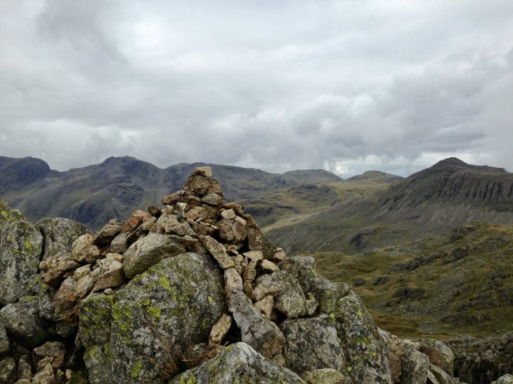 Esk Pike / Bow Fell / Shelter Crags / Crinkle Crags (Long Top) / Crinkle Crags (South Top) / Little Stand