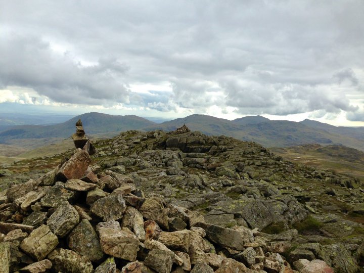 Esk Pike / Bow Fell / Shelter Crags / Crinkle Crags (Long Top) / Crinkle Crags (South Top) / Little Stand