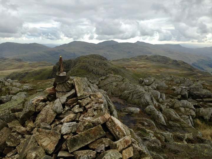 Esk Pike / Bow Fell / Shelter Crags / Crinkle Crags (Long Top) / Crinkle Crags (South Top) / Little Stand