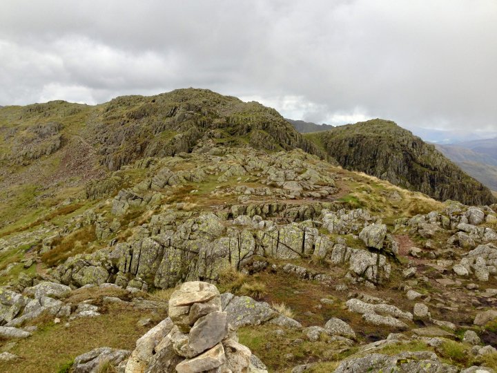 Esk Pike / Bow Fell / Shelter Crags / Crinkle Crags (Long Top) / Crinkle Crags (South Top) / Little Stand