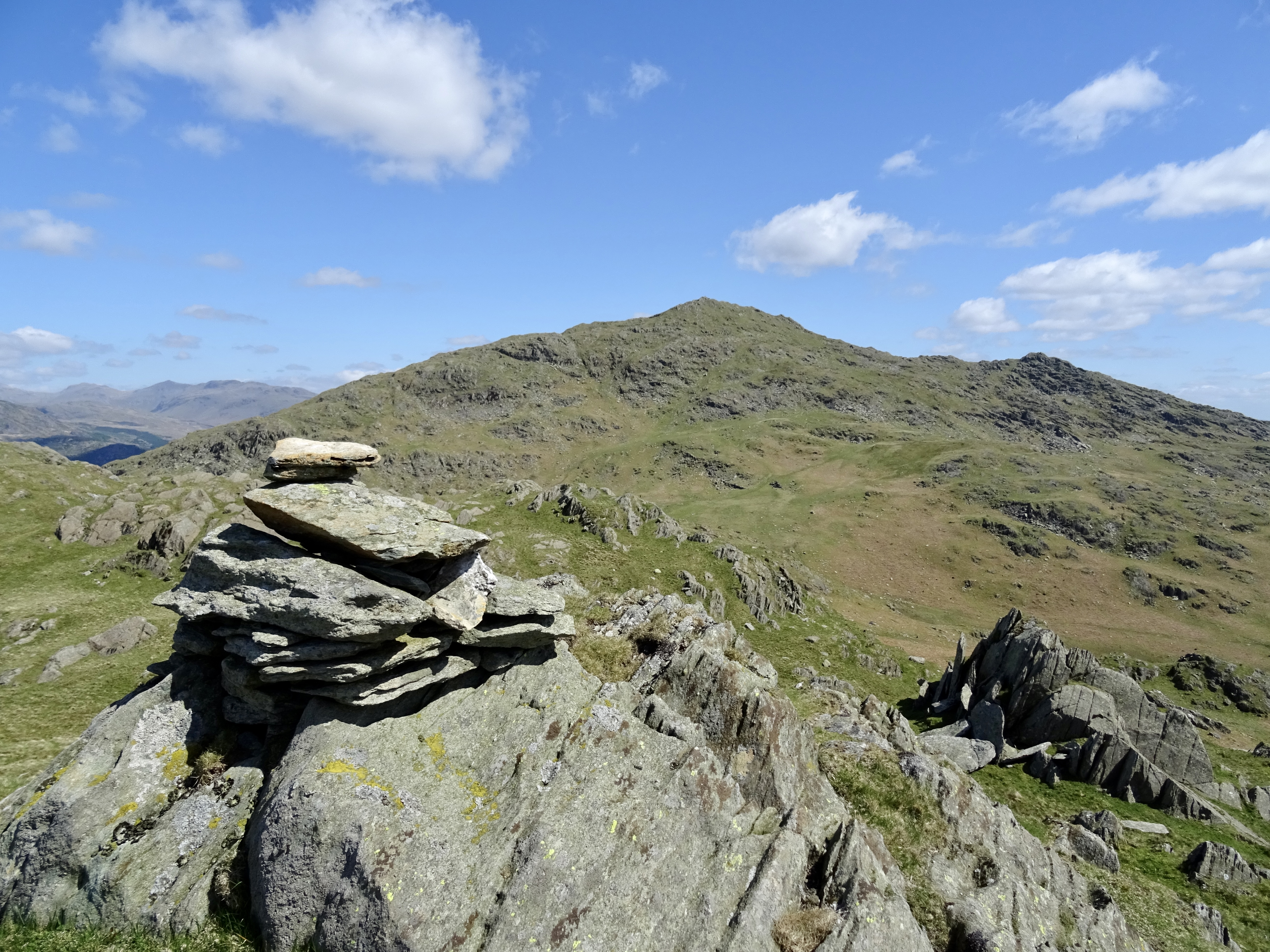 Green Pikes / Pikes / Caw / Raven's Crag / The Knott / Stickle Pike / Tarn Hill / Great Stickle / Dunnerdale Fells