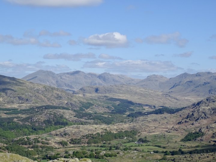 Green Pikes / Pikes / Caw / Raven's Crag / The Knott / Stickle Pike / Tarn Hill / Great Stickle / Dunnerdale Fells