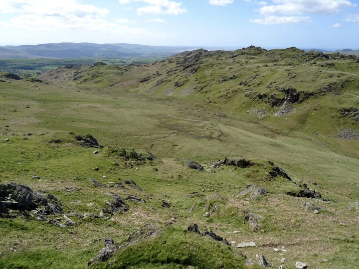 Green Pikes / Pikes / Caw / Raven's Crag / The Knott / Stickle Pike / Tarn Hill / Great Stickle / Dunnerdale Fells