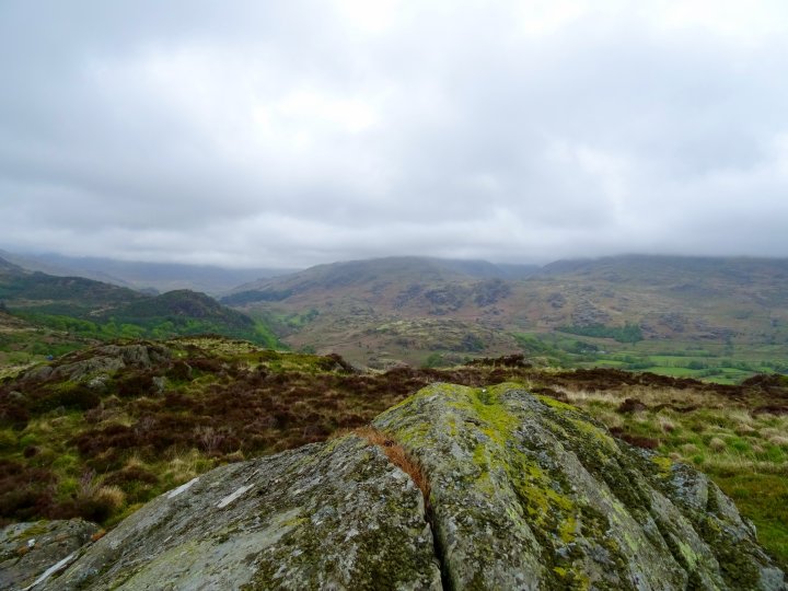 Wallowbarrow Crag / Great Worm Crag / Green Crag / Harter Fell (Eskdale)