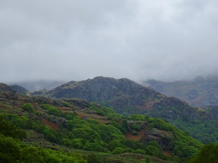Wallowbarrow Crag / Great Worm Crag / Green Crag / Harter Fell (Eskdale)