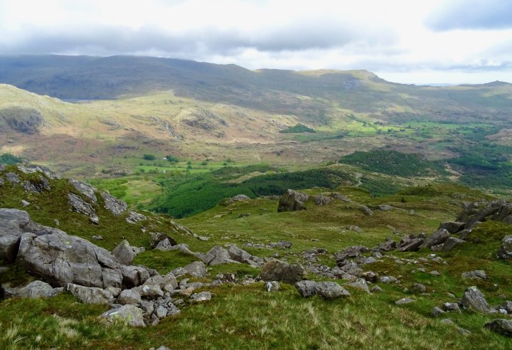 Wallowbarrow Crag / Great Worm Crag / Green Crag / Harter Fell (Eskdale)