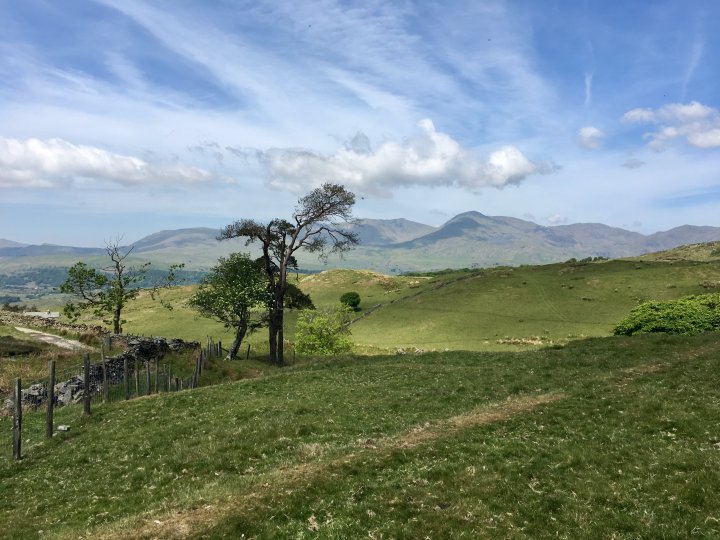 Carron Crag / Top o'Selside (Wainwright Summit) / High Light Haw / Low Light Haw / Top o'Selside - Brock Barrow