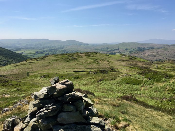 Carron Crag / Top o'Selside (Wainwright Summit) / High Light Haw / Low Light Haw / Top o'Selside - Brock Barrow