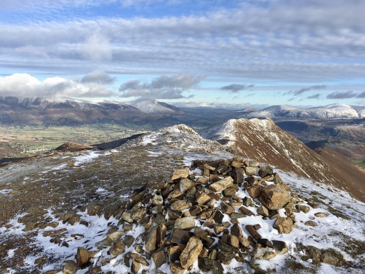 Grisedale Pike / Hobcarton Crag / Crag Hill / Sail / Scar Crags / Causey Pike / Outerside / Barrow
