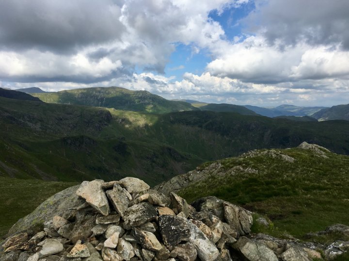 Middle Dodd / Red Screes / Little Hart Crag / High Hartsop Dodd / Dove Crag / Hart Crag / Hartsop Above How