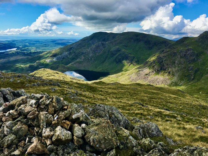 Black Sails / Wetherlam / Swirl How / Great Carrs / Grey Friar / Brim Fell / The Old Man of Coniston / Dow Crag