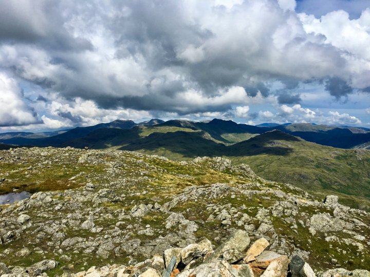 Black Sails / Wetherlam / Swirl How / Great Carrs / Grey Friar / Brim Fell / The Old Man of Coniston / Dow Crag