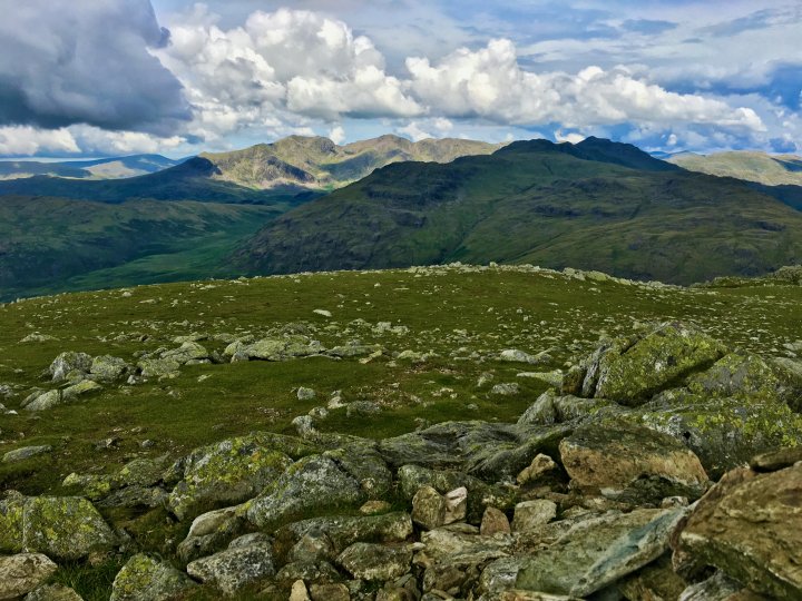 Black Sails / Wetherlam / Swirl How / Great Carrs / Grey Friar / Brim Fell / The Old Man of Coniston / Dow Crag