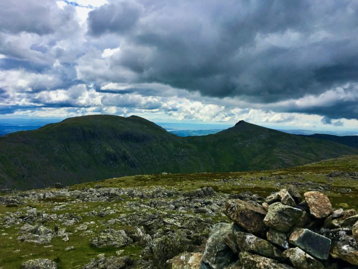 Black Sails / Wetherlam / Swirl How / Great Carrs / Grey Friar / Brim Fell / The Old Man of Coniston / Dow Crag