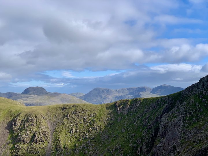 Grike / Crag Fell / Lank Rigg / Iron Crag / Caw Fell / Haycock / Scoat Fell / Steeple