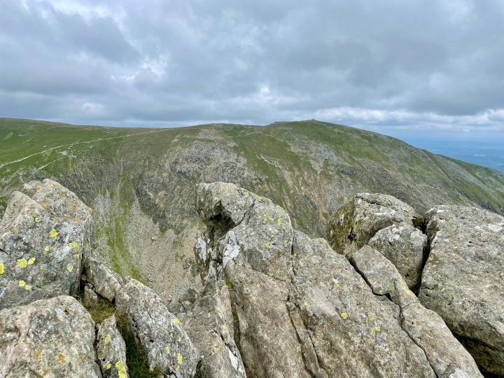 Black Sails / Wetherlam / Swirl How / Great Carrs / Grey Friar / Brim Fell / The Old Man of Coniston / Dow Crag
