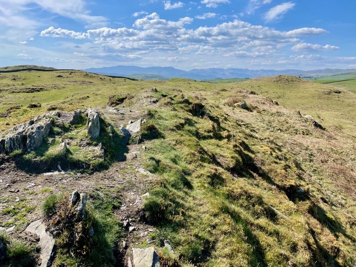 Ulgraves / Potter Fell - 2 / Potter Fell - 1 / Brunt Knott / Green Quarter / Hollow Moor / High Knott / Hugill Fell (Wainwright Summit) / Reston Scar