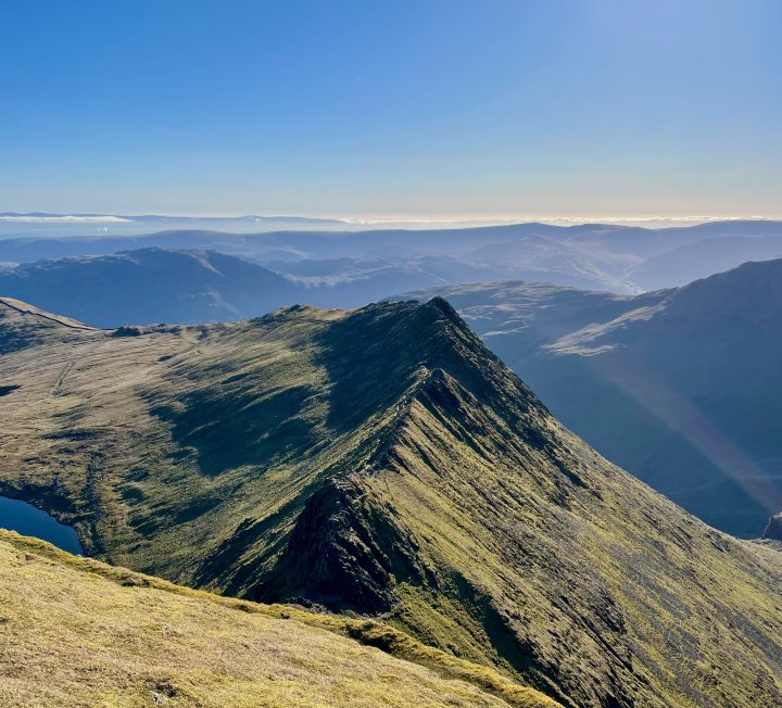 Striding Edge / Helvellyn / Nethermost Pike / Dollywaggon Pike