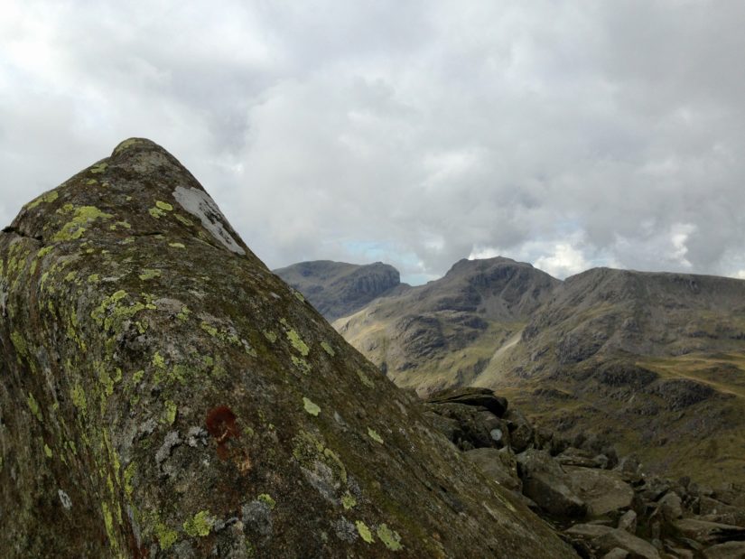 Esk Pike / Bow Fell / Shelter Crags / Crinkle Crags (Long Top) / Crinkle Crags (South Top) / Little Stand
